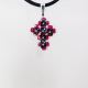 Small Cross - Trisha-Black Suedine - 1